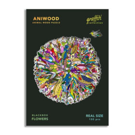 Puzzles y Rompecabezas - Puzzle de Madera Graffiti Flores
