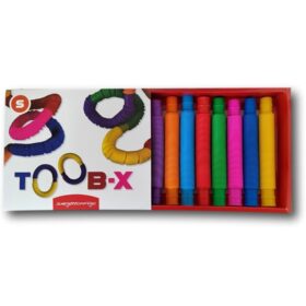 8 tubos de colores para creaciones y desarrollo de habilidades motoras