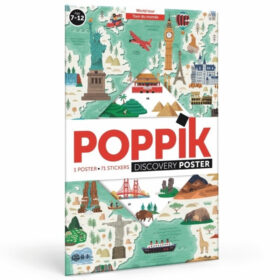Manualidades - Gran Póster de Pegatinas Monumentos del Mundo