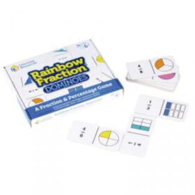 Puzzles y Rompecabezas - Domino Fracciones Rainbow
